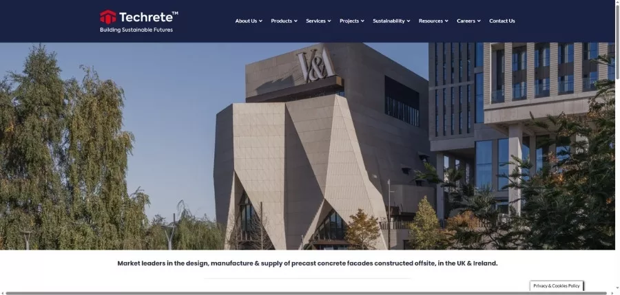 3. Techrete Precast Concrete Panels